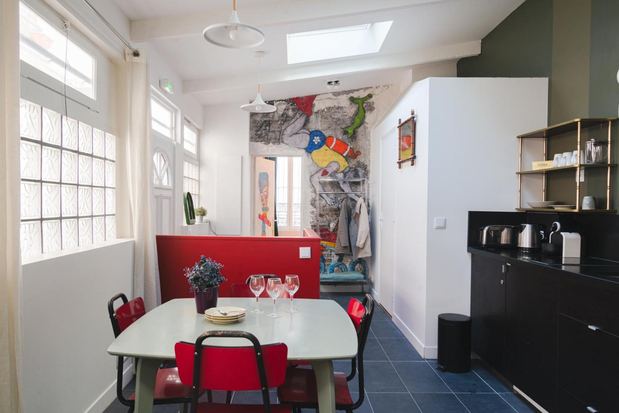 Ferienwohnung L'Atelier De Luc, Paris 20Eme Exterior foto
