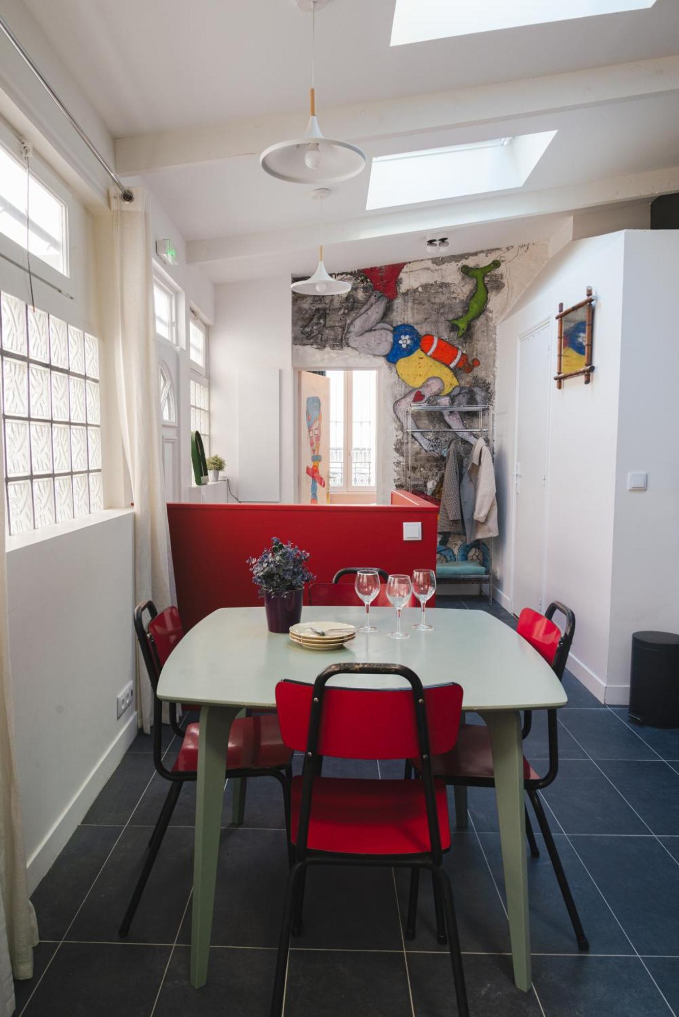 Ferienwohnung L'Atelier De Luc, Paris 20Eme Exterior foto